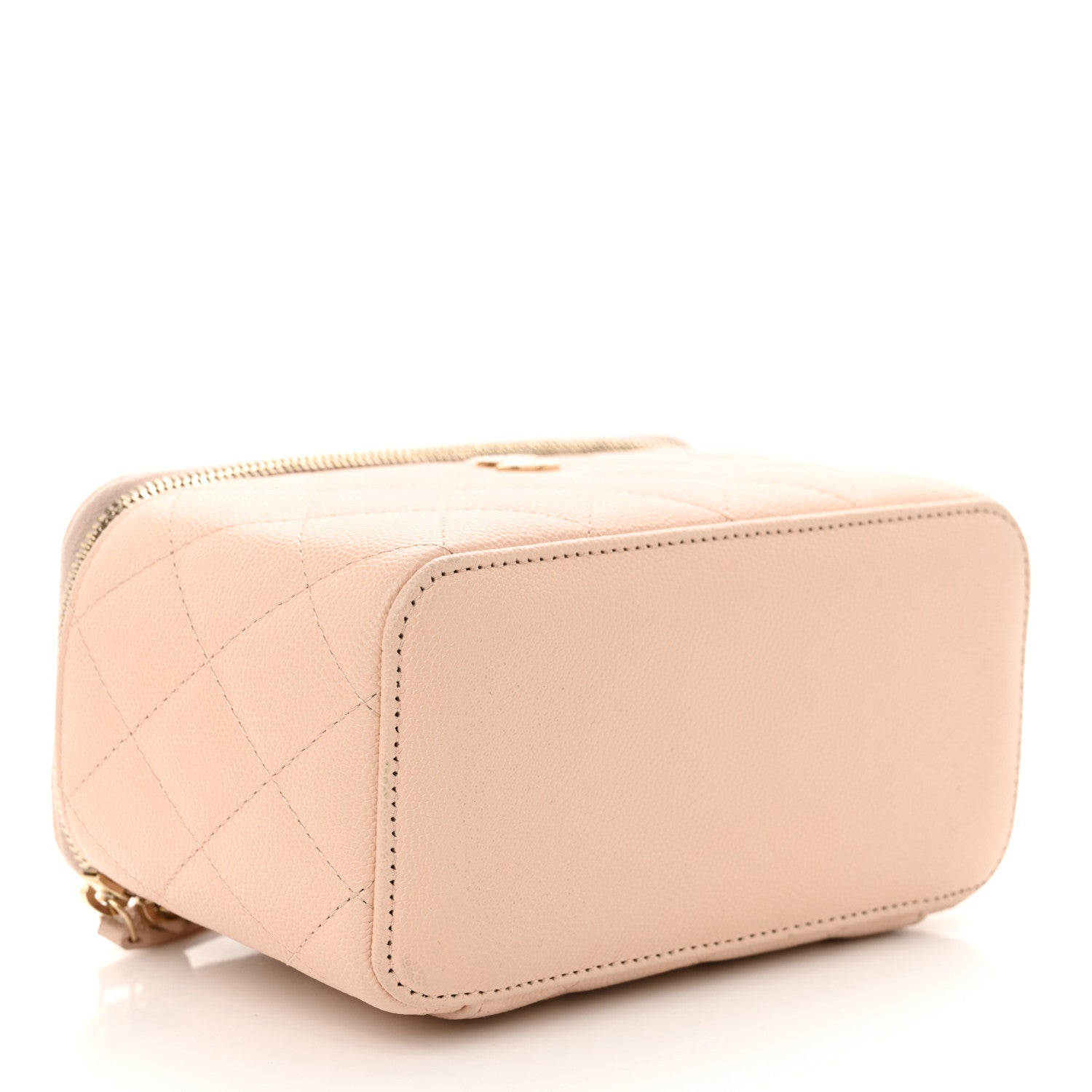 Chanel Caviar Quilted Small Vanity Case With Chain Light Pink 4 of 10