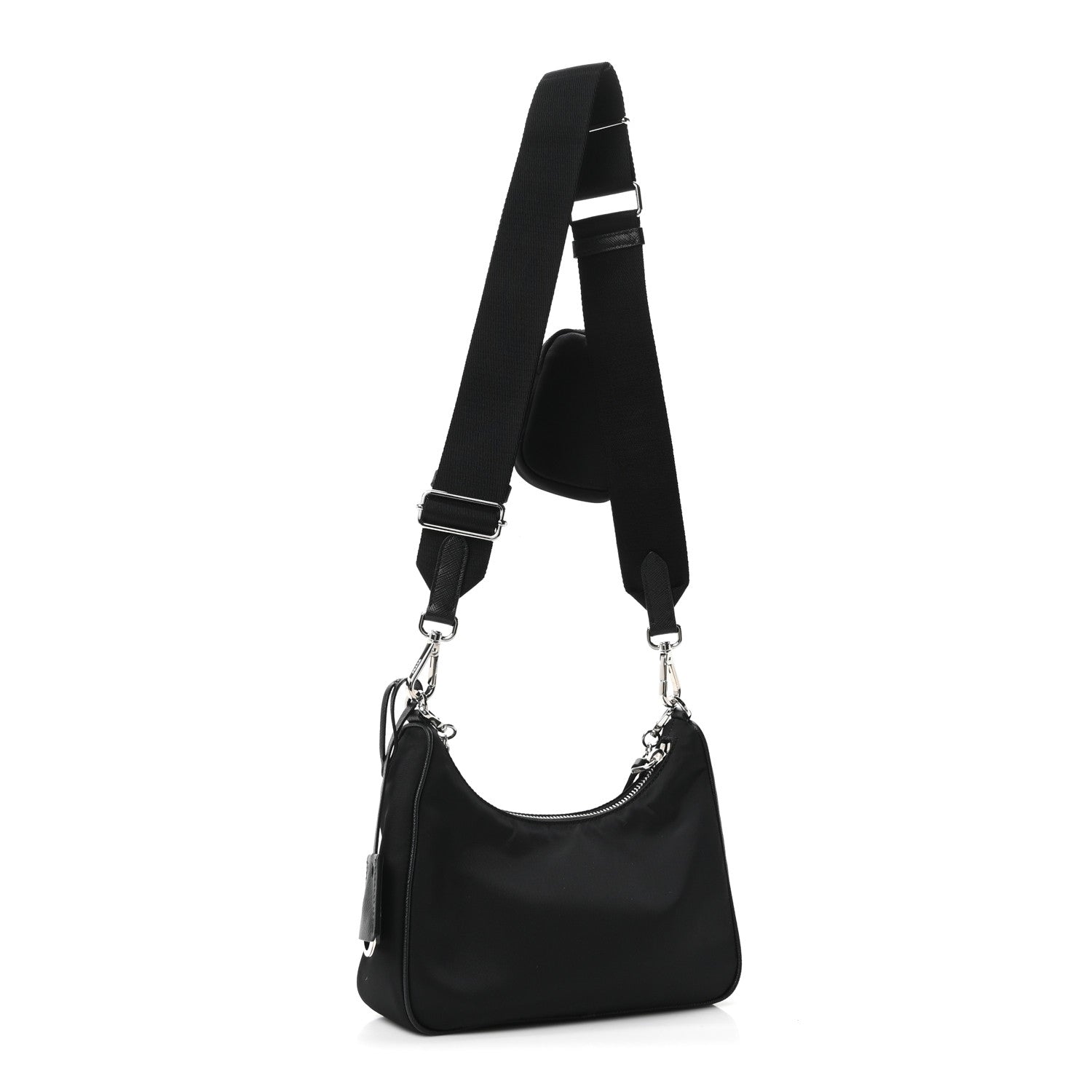 Prada Nylon Re-Edition 2005 Shoulder Bag Black 3 of 10