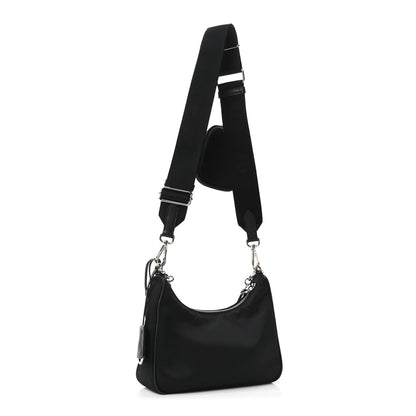 Prada Nylon Re-Edition 2005 Shoulder Bag Black 3 of 10