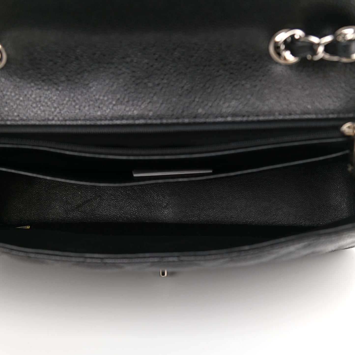 Caviar Quilted Jumbo Single Flap Black