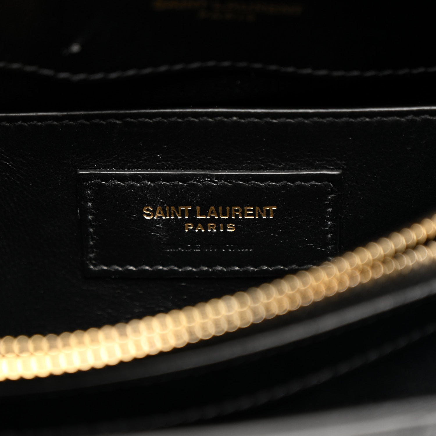 Saint Laurent Calfskin Y Quilted Monogram Small Loulou Chain Satchel Black 8 of 16