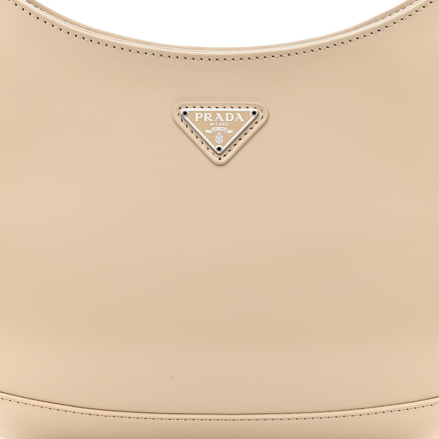 Prada Spazzolato Cleo Shoulder Bag Deserto 8 of 10