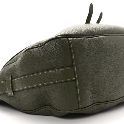 Christian Dior Grained Calfskin Mini Soft Saddle Bag Olive 8 of 9