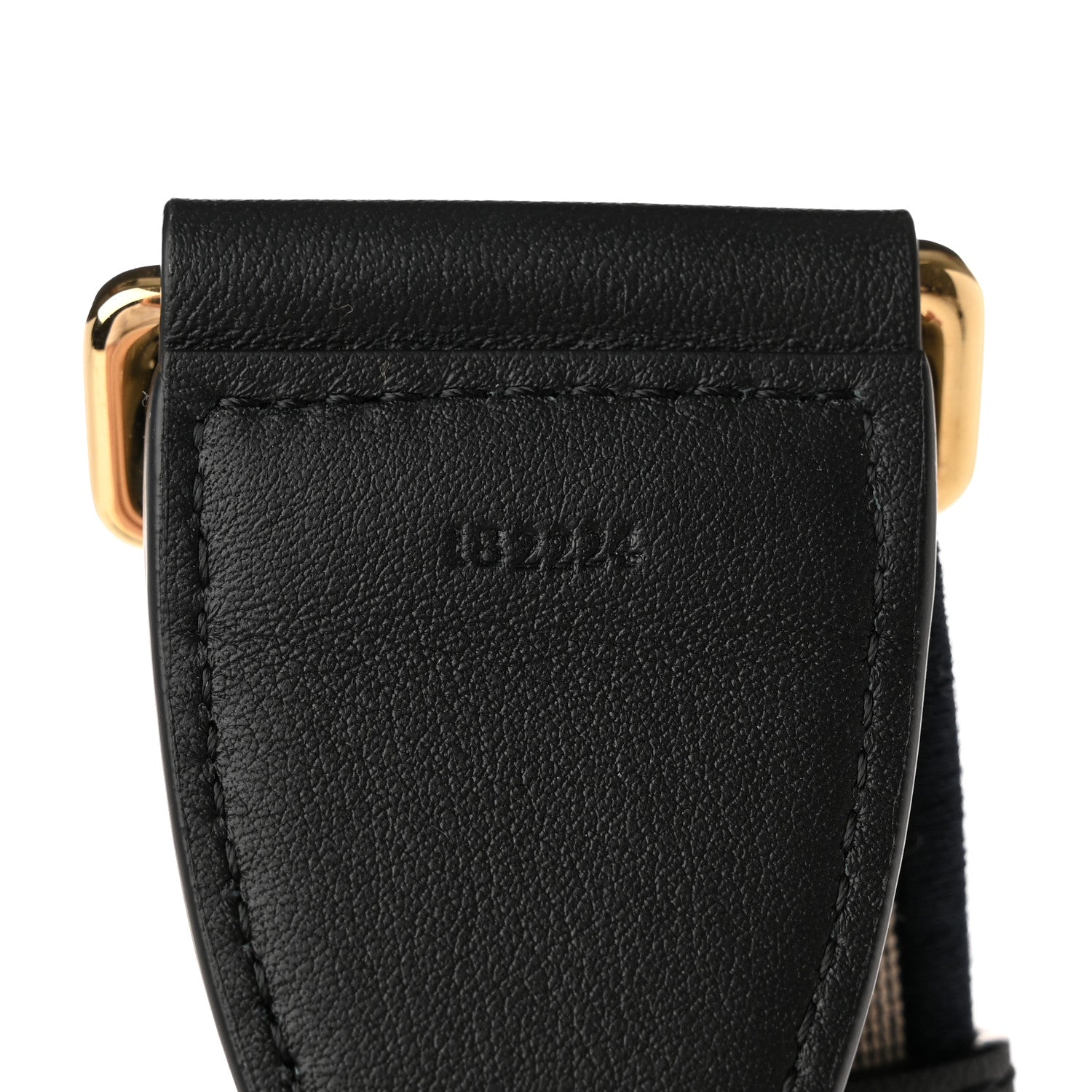 Loewe Calfskin Jacquard Anagram Strap Navy Black 5 of 7