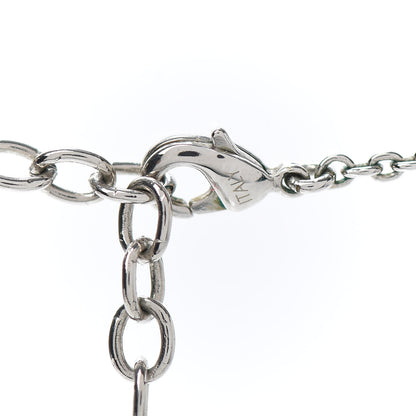 Louis Vuitton Essential V Necklace Silver Gold 4 of 4