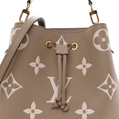 Louis Vuitton Empreinte Monogram Giant Neonoe MM Tourterelle Creme 8 of 11