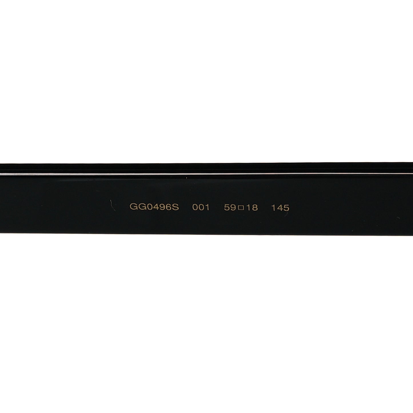 Acetate Geometric Sunglasses GG0496S Black
