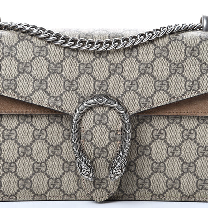 Gucci GG Supreme Monogram Small Dionysus Shoulder Bag Taupe 10 of 14