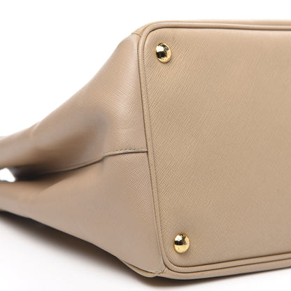 Prada Saffiano Lux Large Tote Sabbia 9 of 15