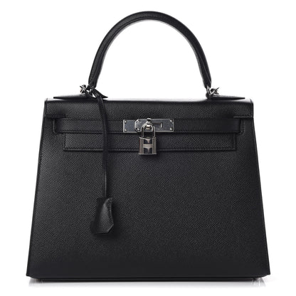 Hermes Epsom Kelly Sellier 28 Black 1 of 35