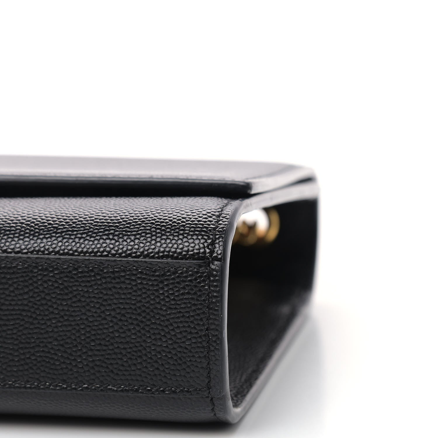 Saint Laurent Grain De Poudre Medium Classic Monogram Kate Satchel Black 11 of 11
