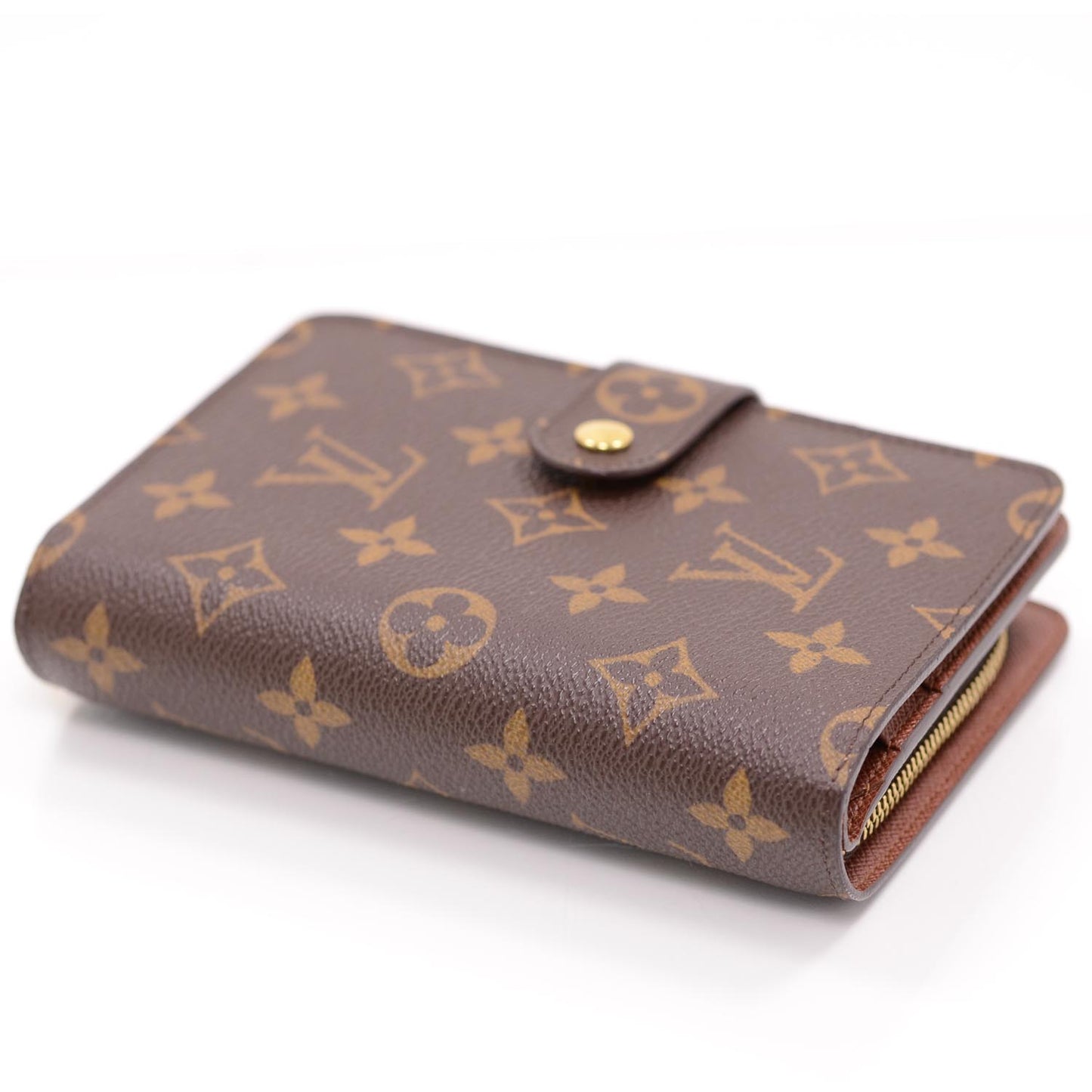 Monogram Zipped Papers Wallet