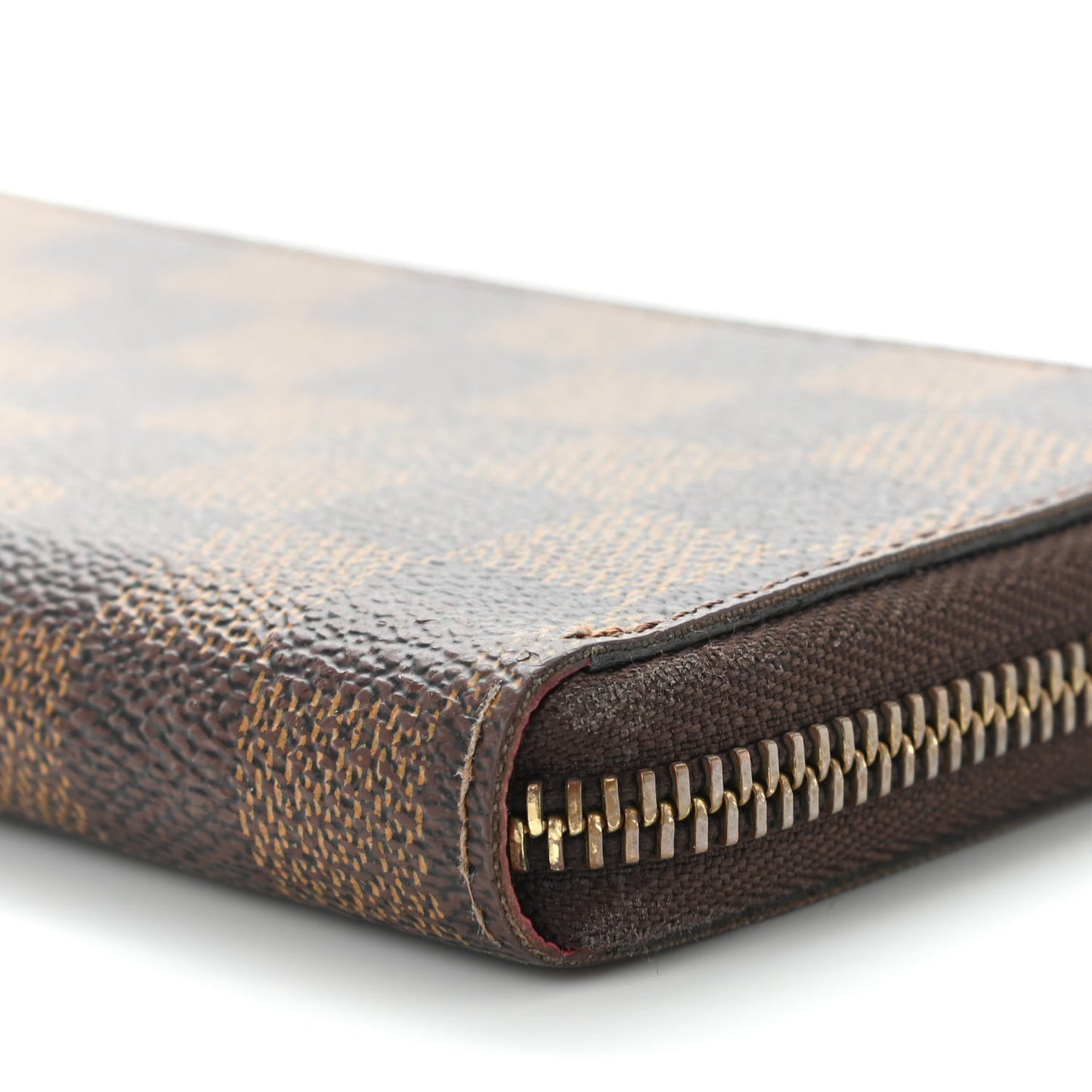 Damier Ebene Clemence Wallet Cherry