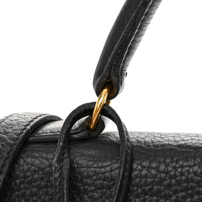 Hermes Fjord Kelly Retourne 32 Black 14 of 14