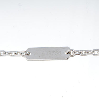 Van Cleef & Arpels 18K White Gold Diamond Large Frivole Pendant Necklace 4 of 5