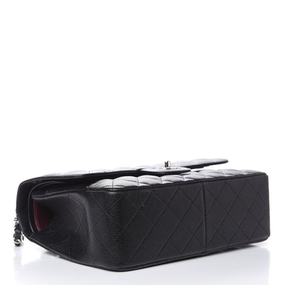 Chanel Caviar Quilted Jumbo Double Flap Black 1 of 14