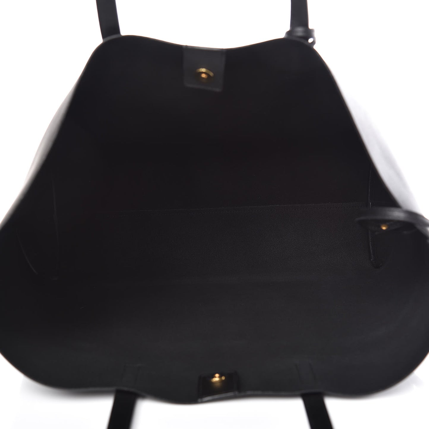 Calfskin Large Shopping Tote Black