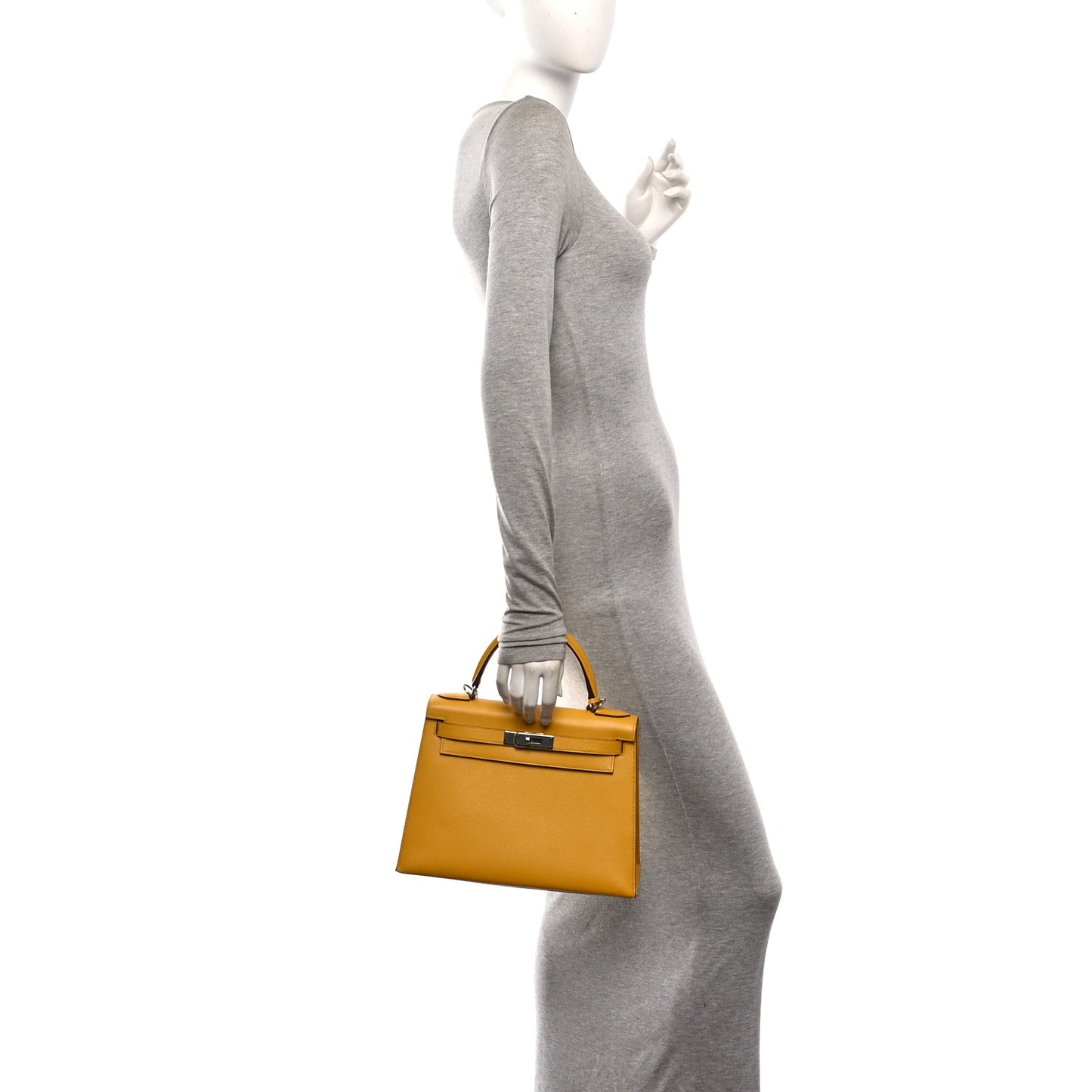 Epsom Kelly Sellier 28 Jaune Ambre