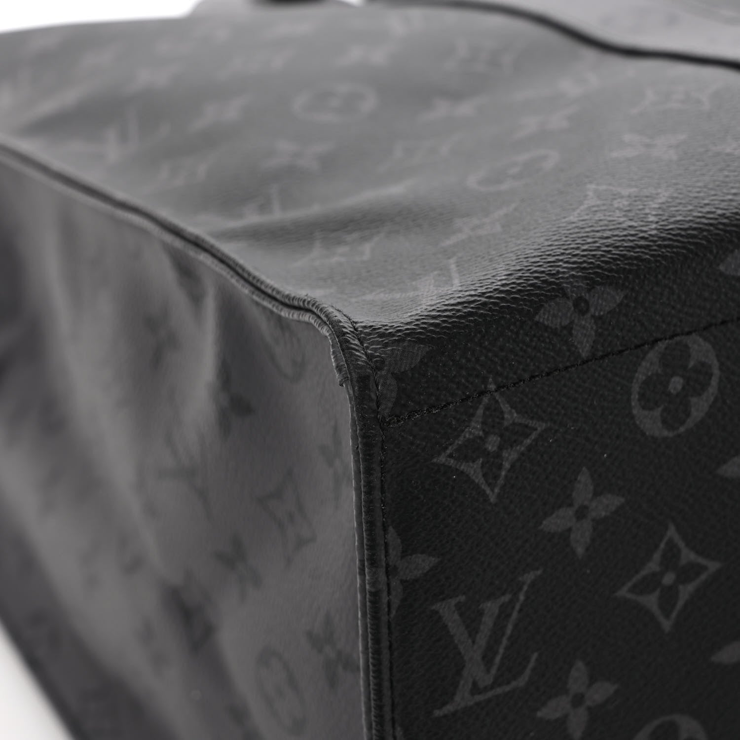 Louis Vuitton Monogram Eclipse Cabas Zippe GM Black 9 of 10
