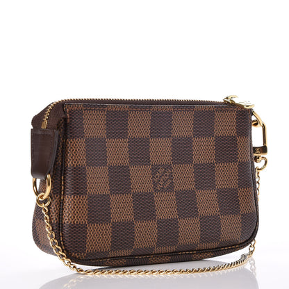 Louis Vuitton Damier Ebene Mini Pochette Accessories 3 of 8