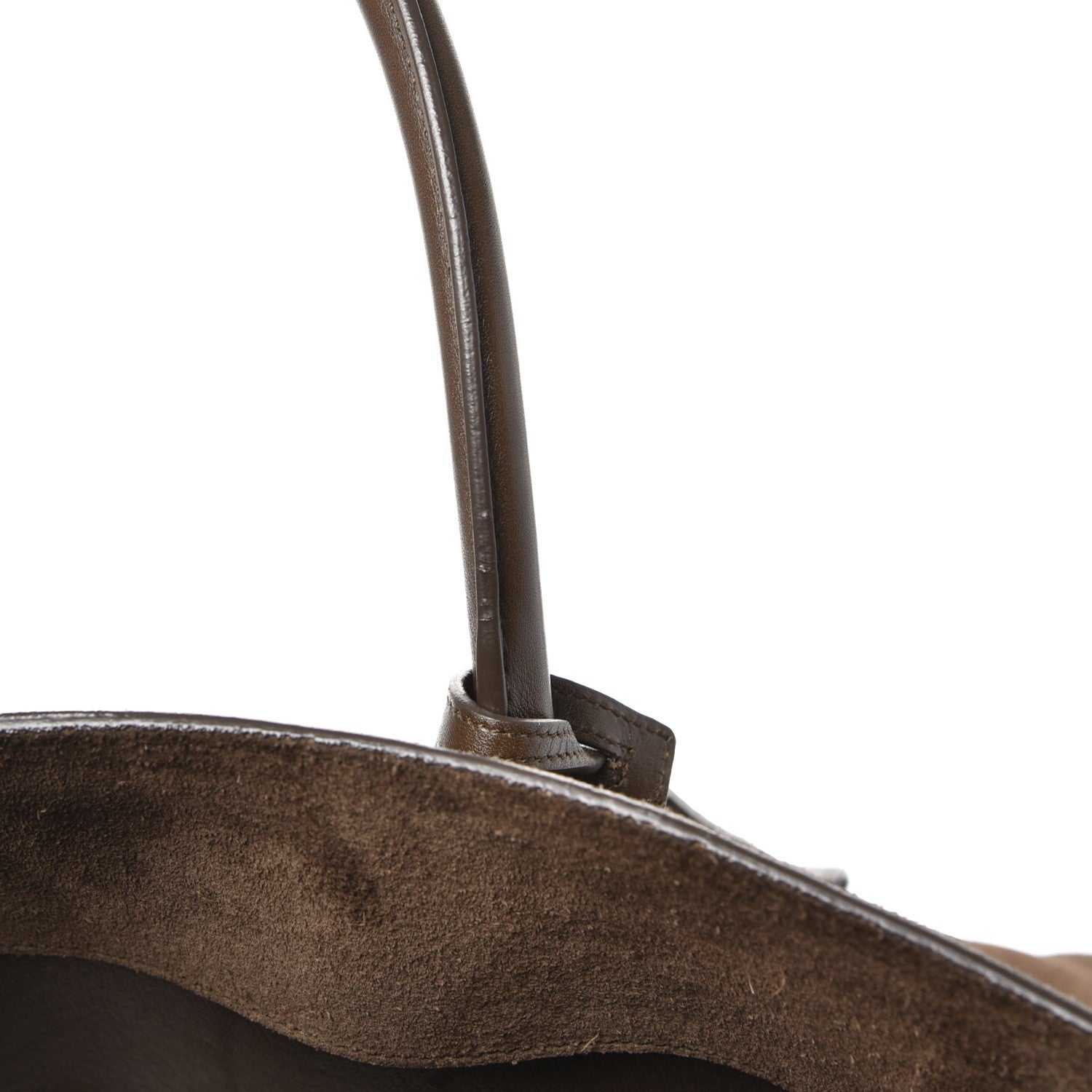 Saint Laurent Suede Large Sac De Jour Carryall Military Brown 18 of 18