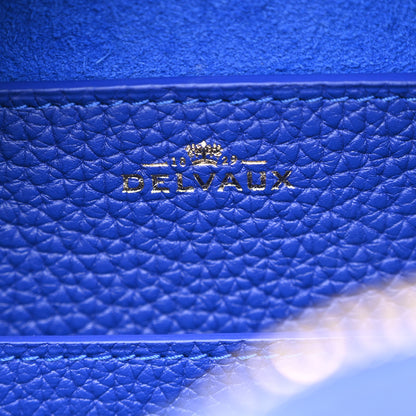 Delvaux Taurillon Soft Cool Box MM Satchel Outremer 6 of 9