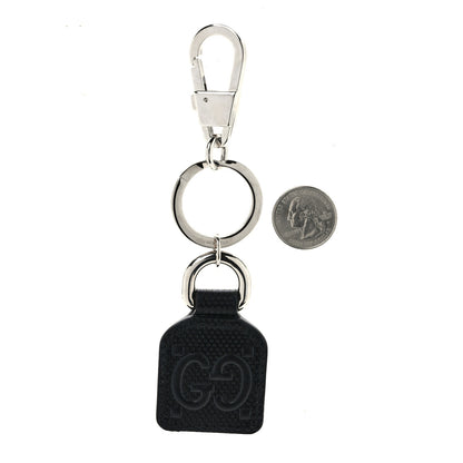 Gucci Calfskin GG Tennis Embossed GG Key Charm Black 2 of 4