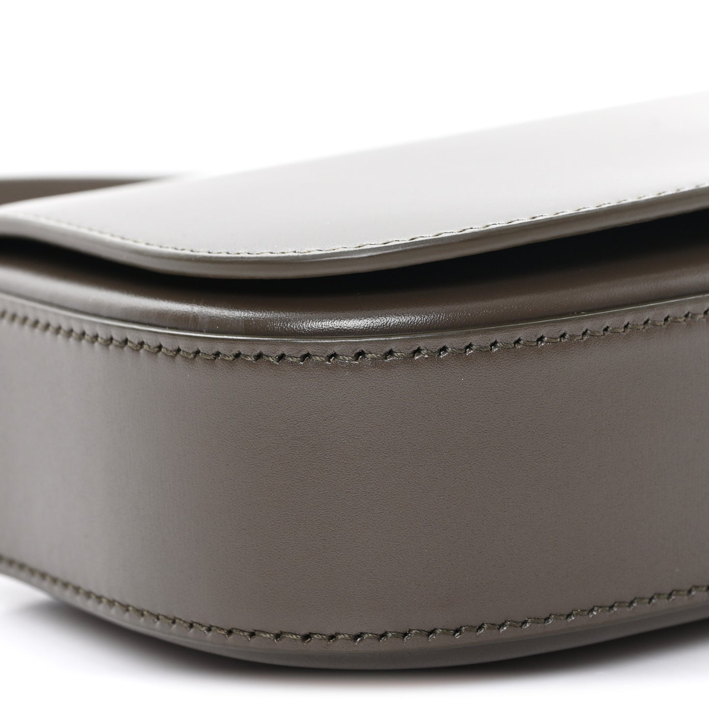 Box Calfskin Mini Voltaire Shoulder Bag  Deep Musk