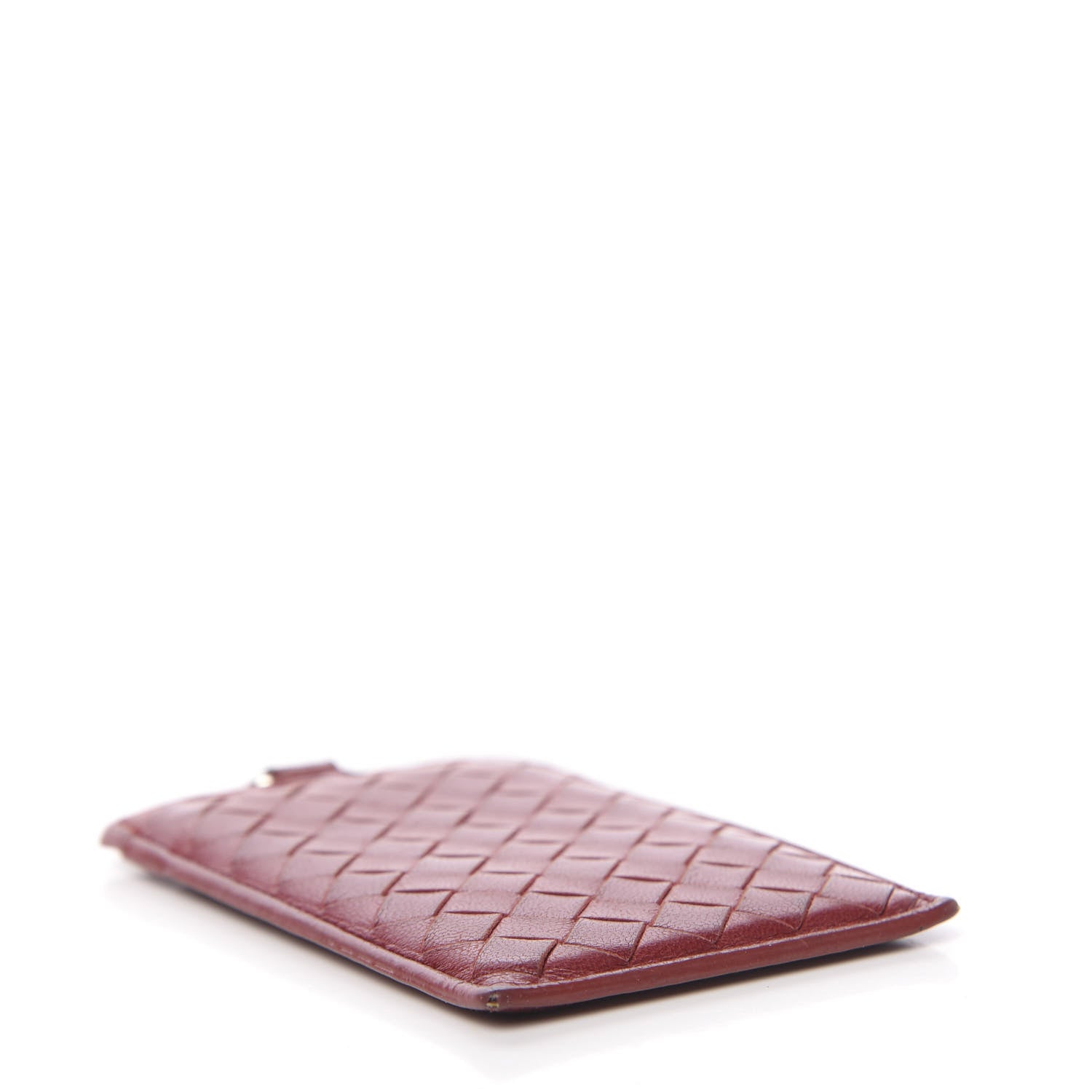 Bottega Veneta Nappa Intrecciato Card Case Crimson 4 of 8