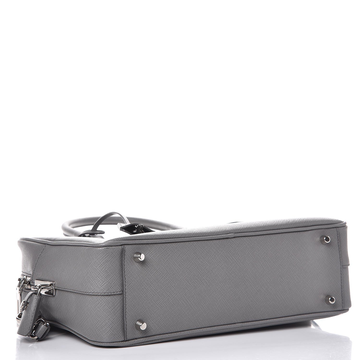 Prada Saffiano Lux Bowler Marmo 5 of 8