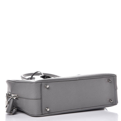 Prada Saffiano Lux Bowler Marmo 5 of 8