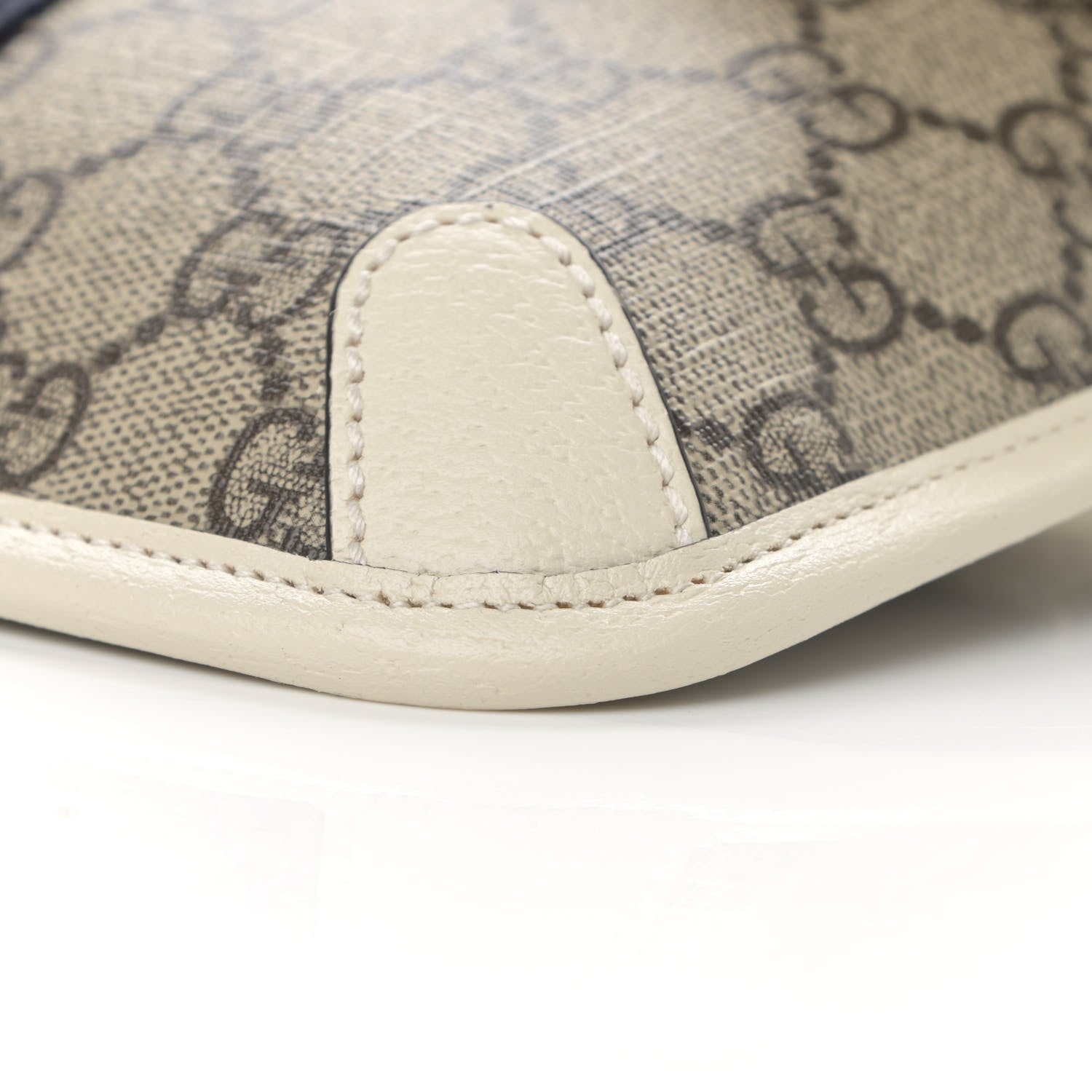 Gucci GG Supreme Monogram Web Small Ophidia Belt Bag 100 40 Brown White 10 of 11