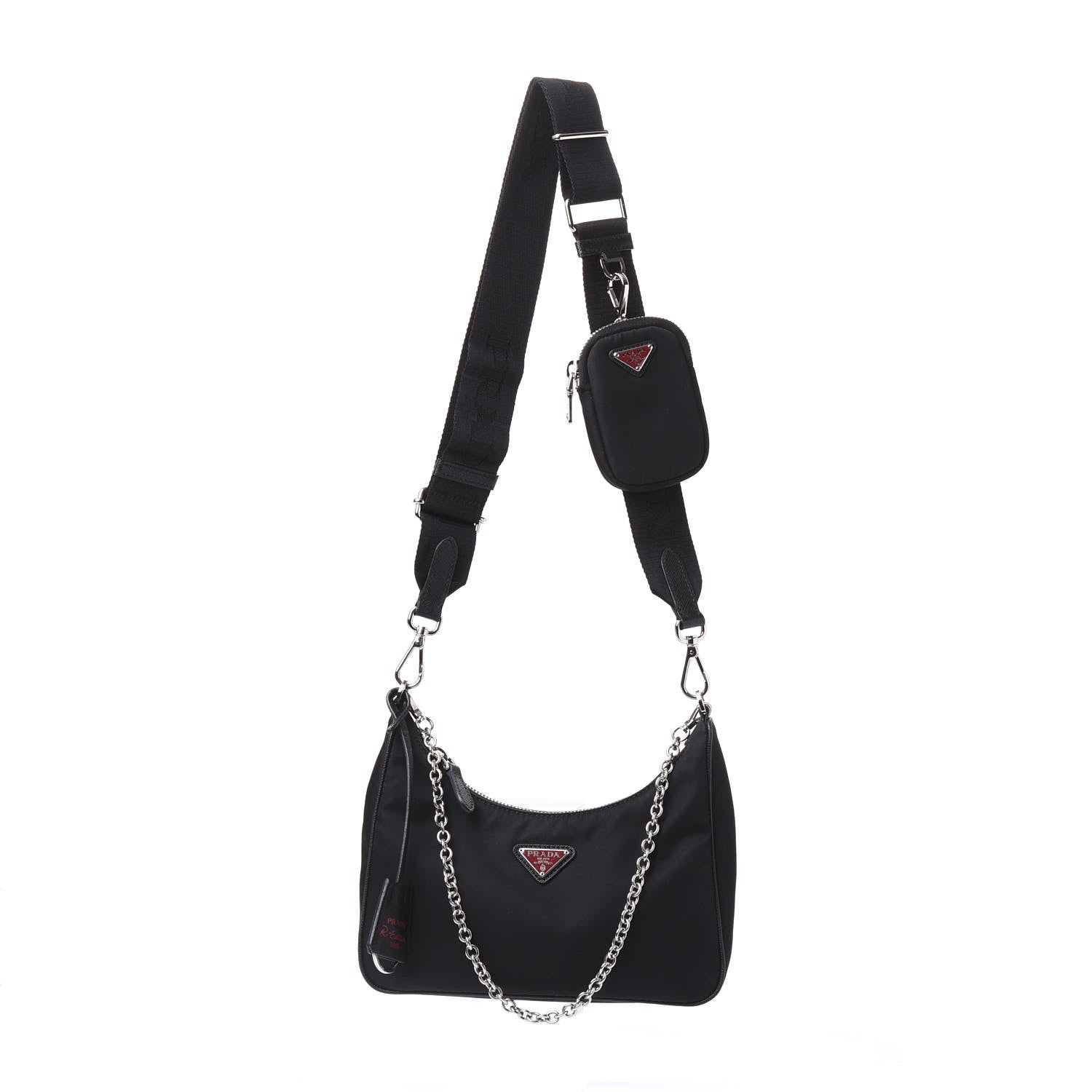 Prada Nylon Lunar New Year Re-Edition 2005 Shoulder Bag Black 1 of 9