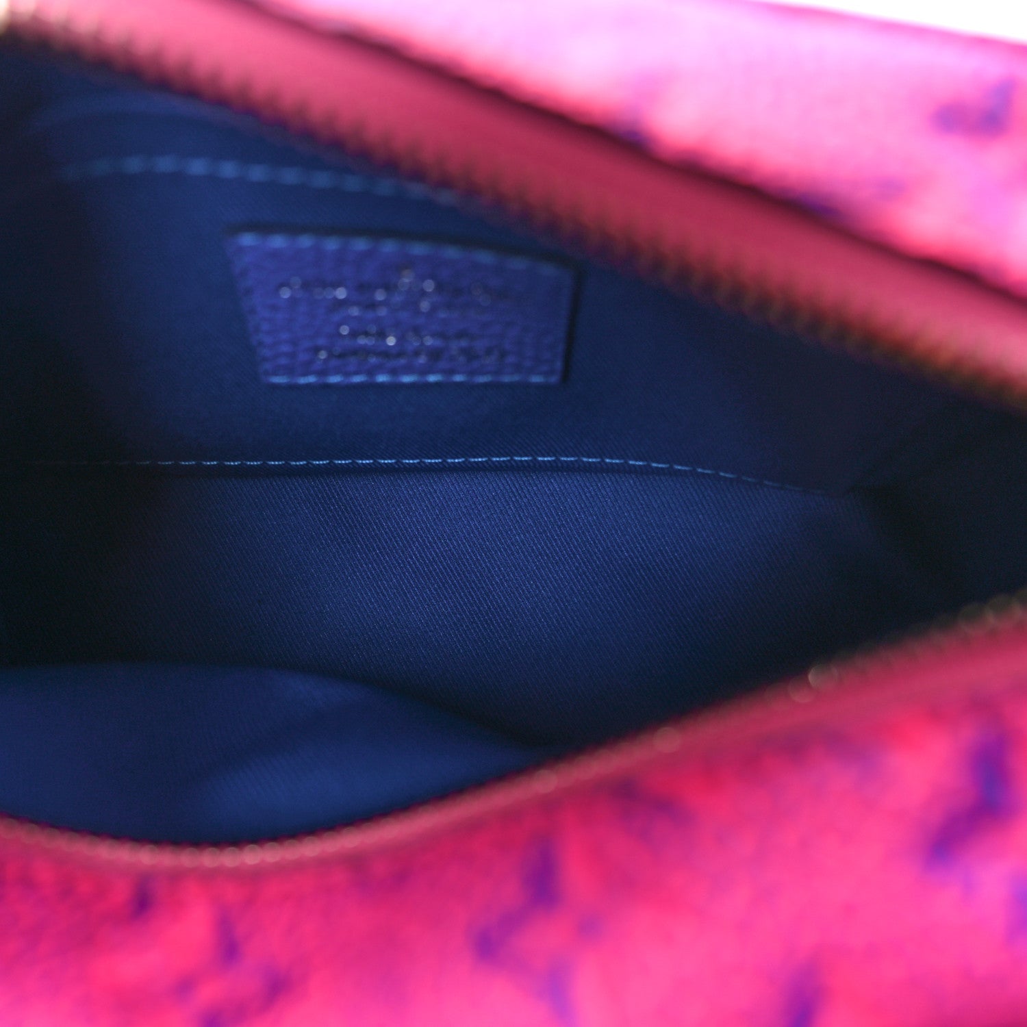 Louis Vuitton Taurillon Illusion Mini Soft Trunk Bleu Rose 5 of 8