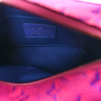 Louis Vuitton Taurillon Illusion Mini Soft Trunk Bleu Rose 5 of 8