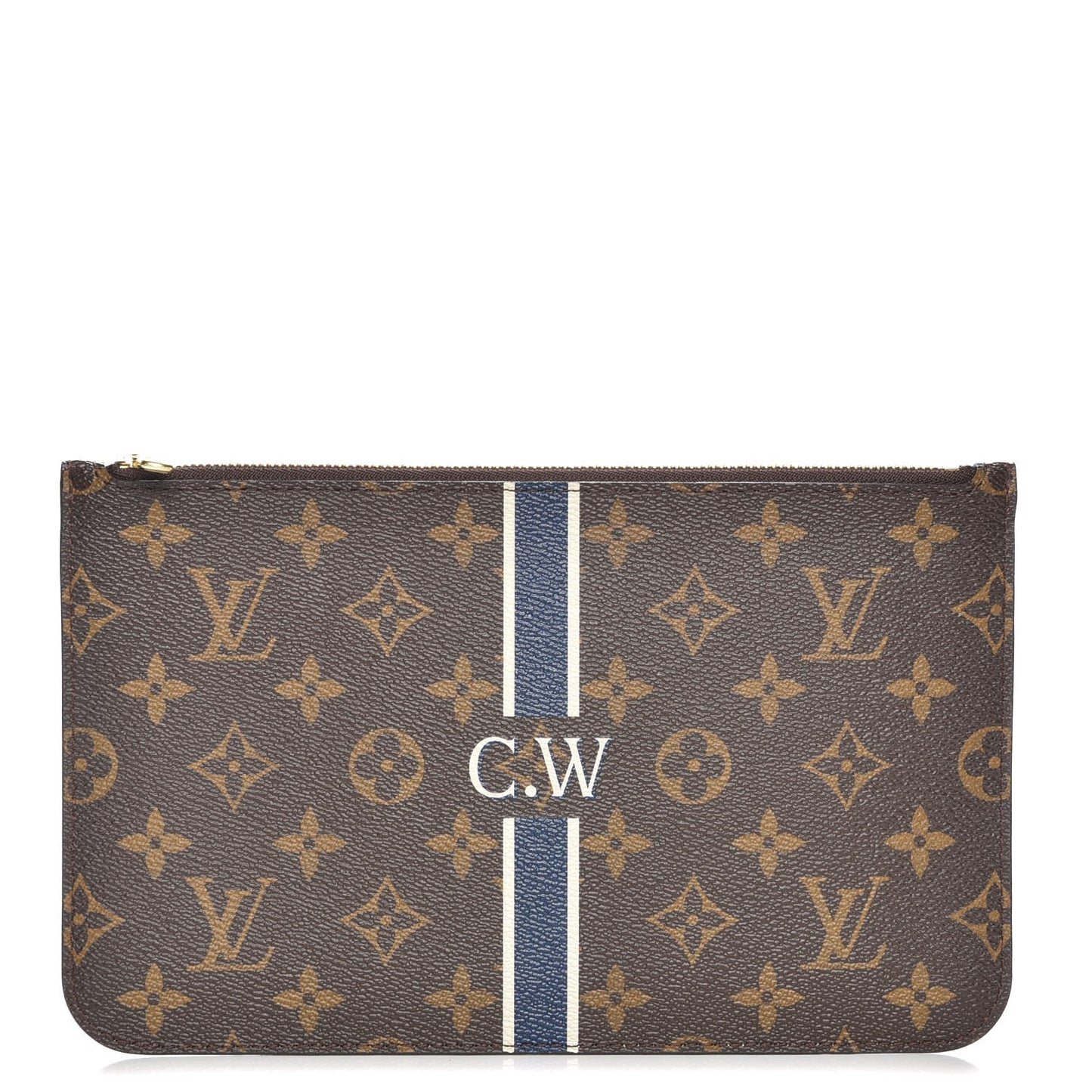Monogram My LV Heritage Neverfull MM GM Pochette Blue Marine White