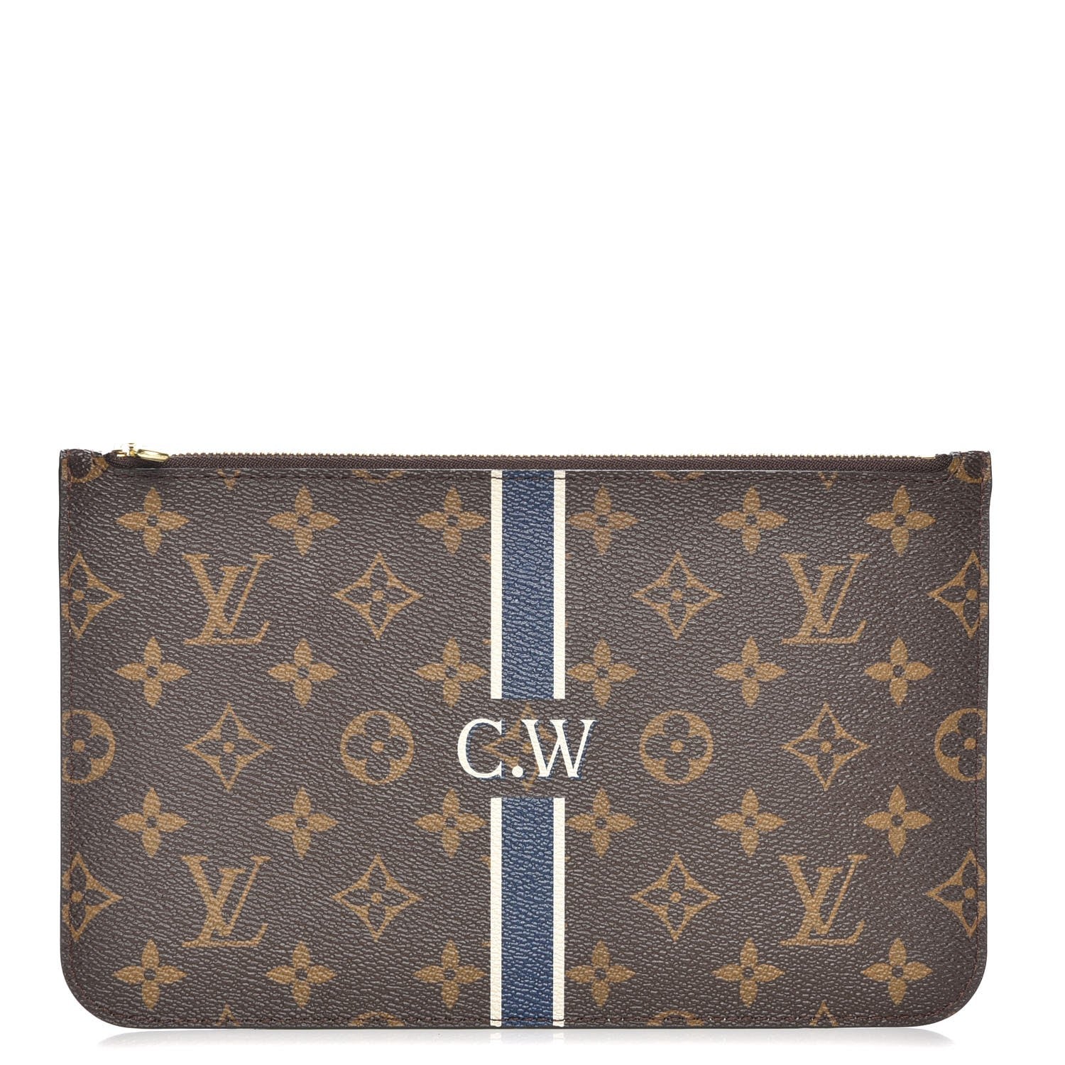 Louis Vuitton Monogram My LV Heritage Neverfull MM GM Pochette Blue Marine White 1 of 7