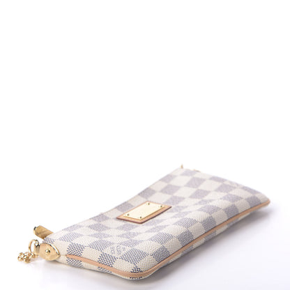 Louis Vuitton Damier Azur Pochette Milla MM 4 of 11