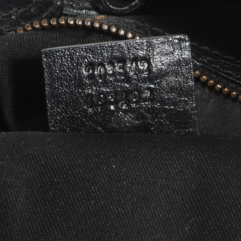 Monogram Large Jockey Hobo Black
