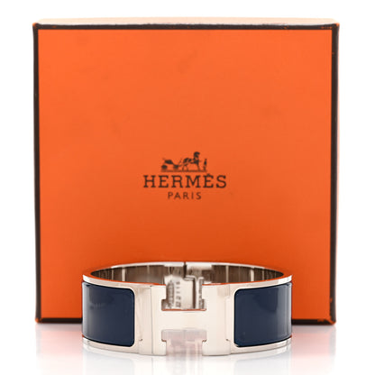 Hermes Enamel Wide Clic Clac H Bracelet PM Bleu Biarritz 5 of 5