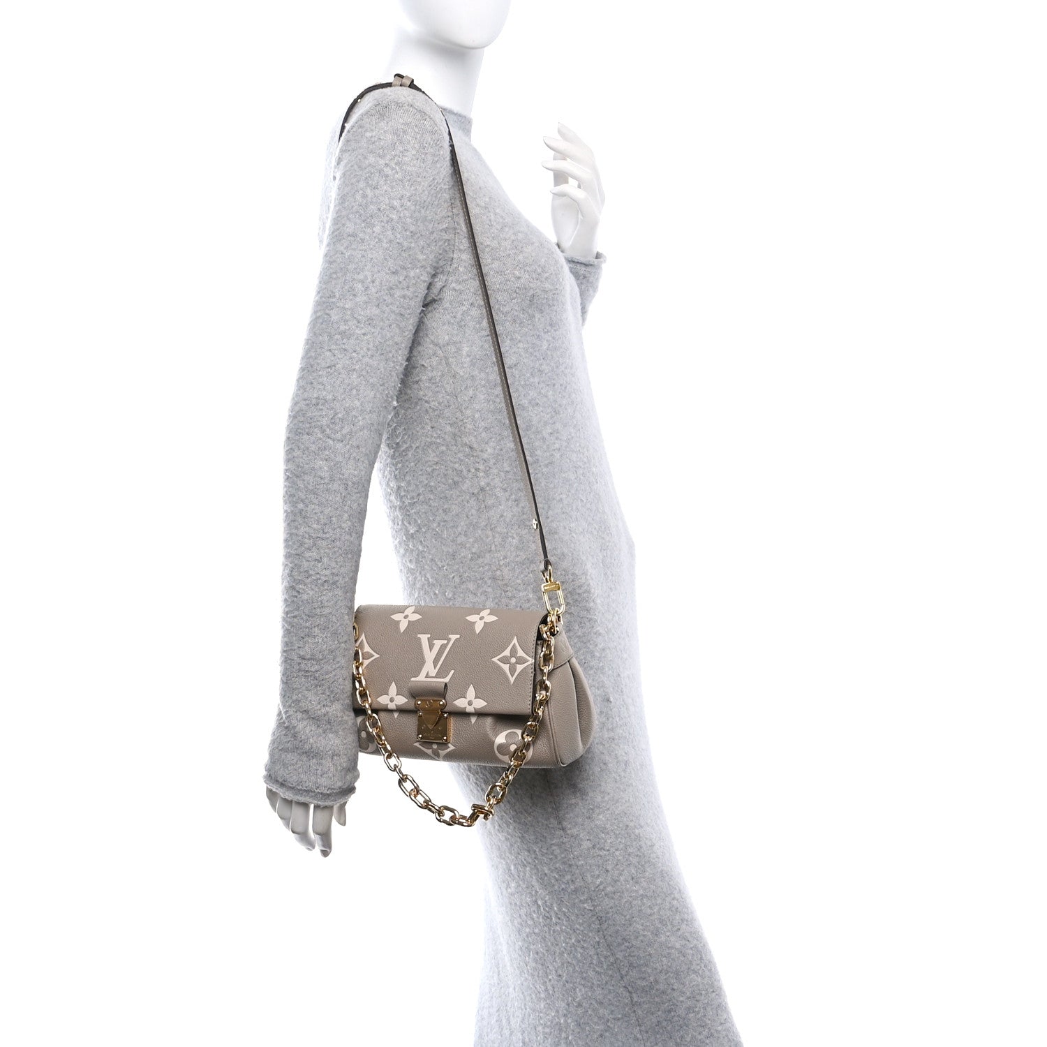 Louis Vuitton Empreinte Monogram Giant Favorite Tourterelle Creme 2 of 9