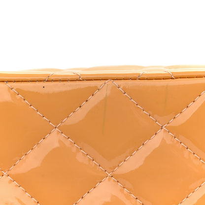 Chanel Patent Quilted Medium Double Flap Light Pink 12 of 12