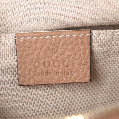 Gucci Pebbled Calfskin Small Soho Disco Bag Camelia 7 of 8