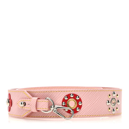 Louis Vuitton Epi Mechanical Flowers Bandouliere Shoulder Strap Rose Ballerine 1 of 5