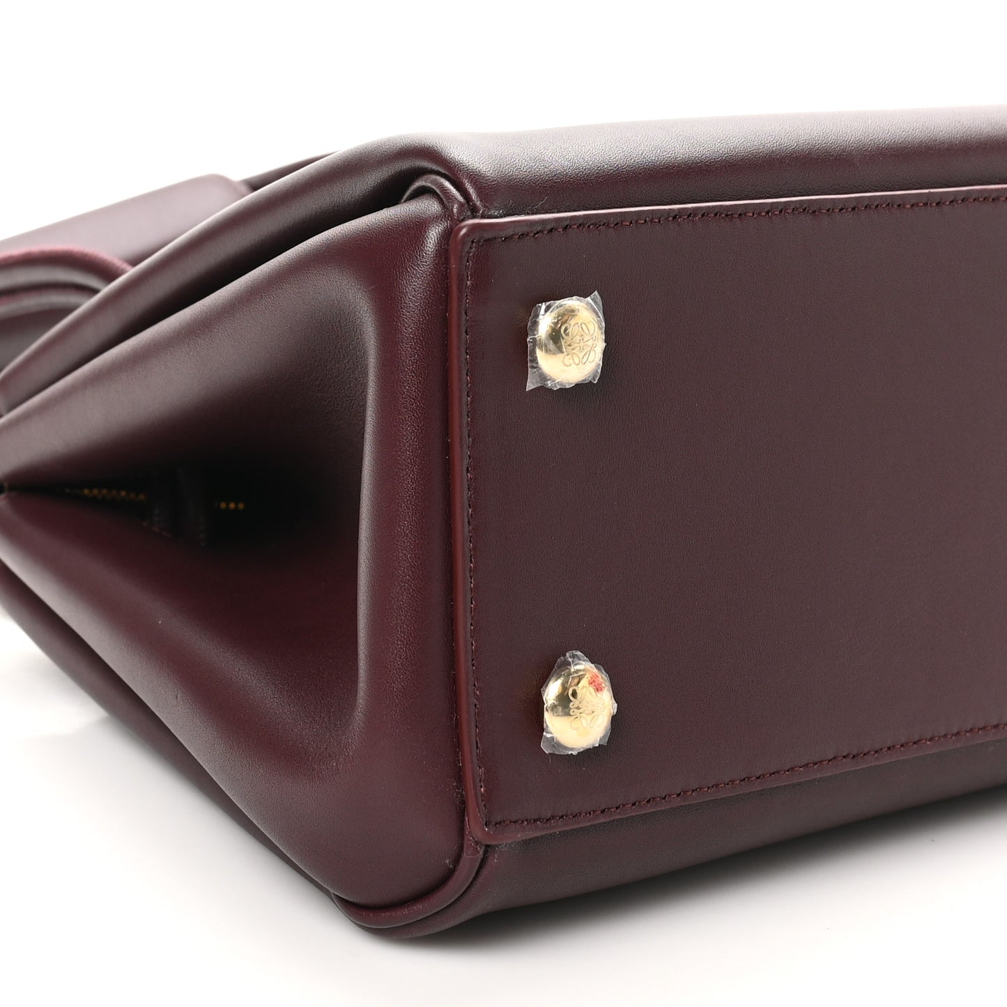 Supple Calfskin Small Madrid Bag Dark Burgundy