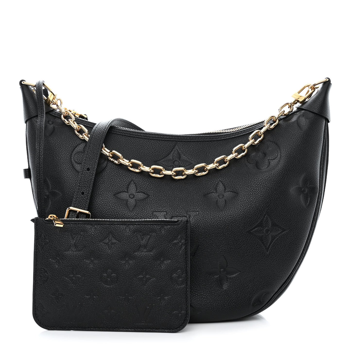 Empreinte Monogram Giant Loop Hobo Black