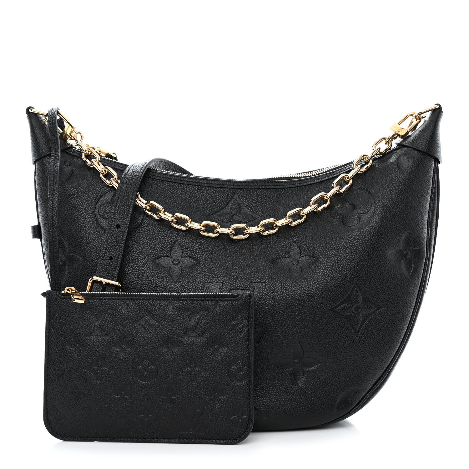 Louis Vuitton Empreinte Monogram Giant Loop Hobo Black 1 of 11