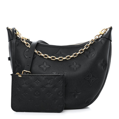 Louis Vuitton Empreinte Monogram Giant Loop Hobo Black 1 of 11