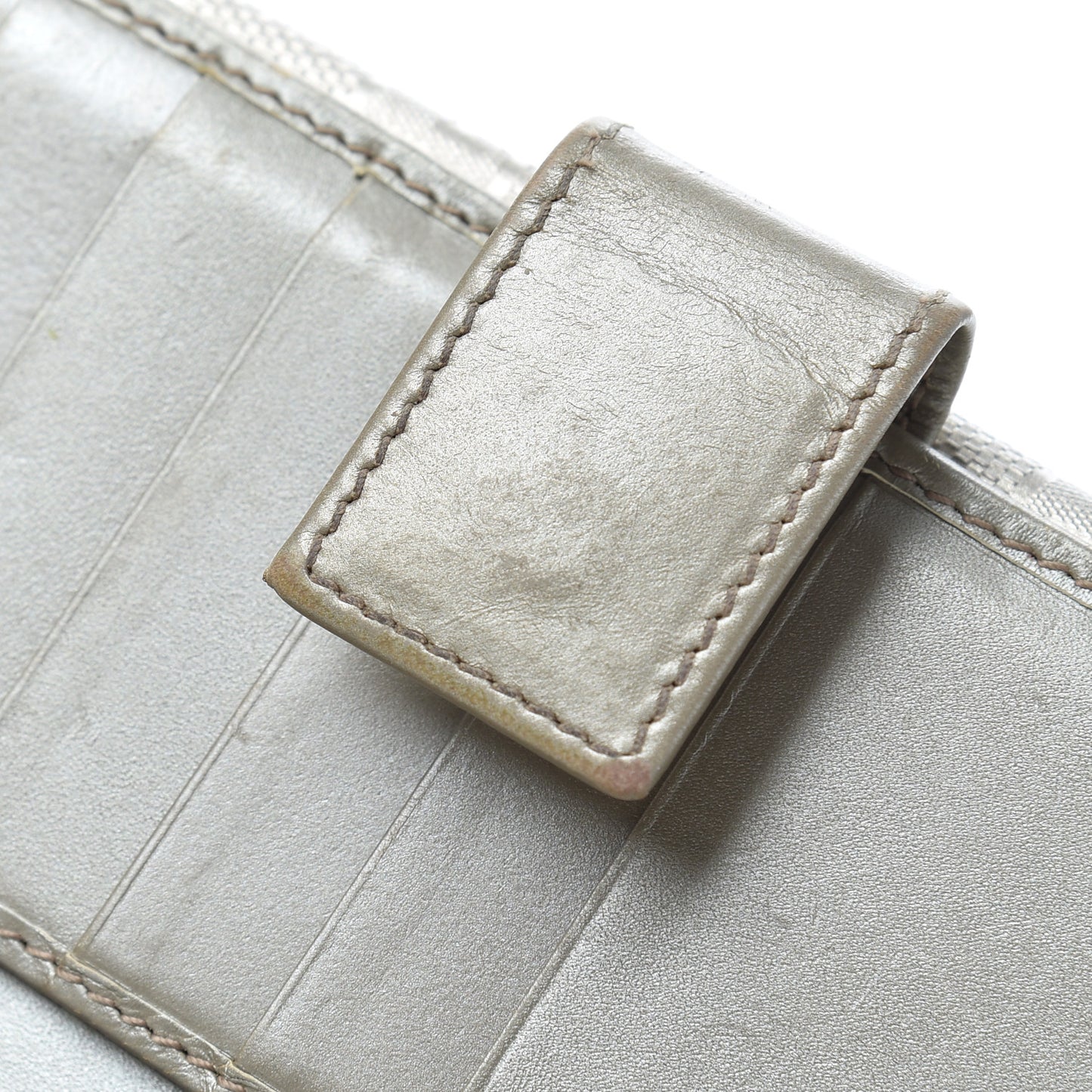 Imprime Monogram GG Pierce Continental Flap Wallet Silver
