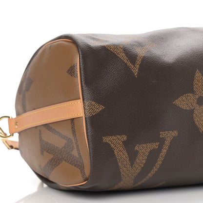 Louis Vuitton Reverse Monogram Giant Speedy Bandouliere 30 7 of 10